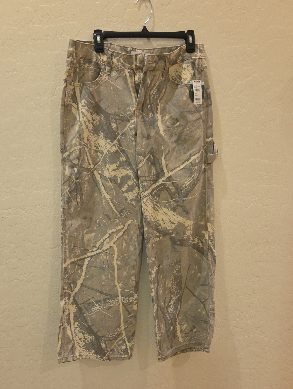 RSQ Camo Boyfriend Cargo Pants Brown & Green Waist 29